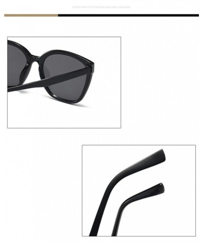 Woman Beach Square Photo Sunglasses Outdoor Large Frame Decorative Sunglasses (Color : F, Size : 1) 1 F $14.64 Designer