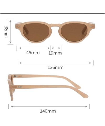 Retro Small Frame Outdoor Fashion Vacation Sports UV400 Sunglasses B $15.83 Sport