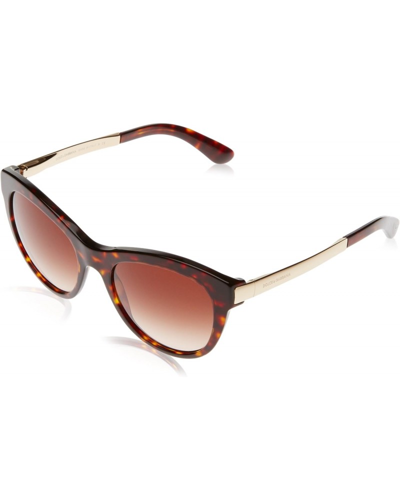 Dolce&Gabbana SICILIAN TASTE DG4243 Sunglasses 502/13-53 - Havana Frame, Brown DG4243-502-13-53 $47.50 Rectangular