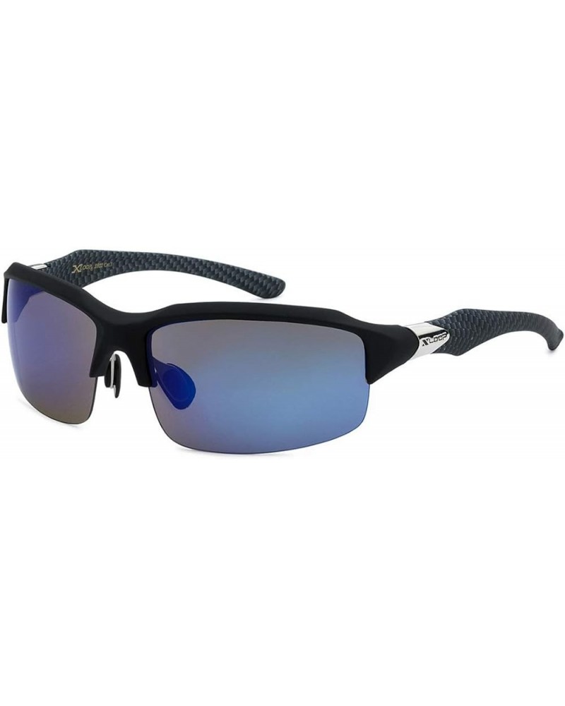 Men's Sport Sunglasses Black/Carbon Fiber $7.27 Sport