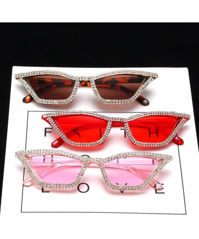 Cat Eye Women Sunglasses Fashion Outdoor Holiday Decorative Sunglasses (Color : E, Size : 1) 1 C $18.74 Designer