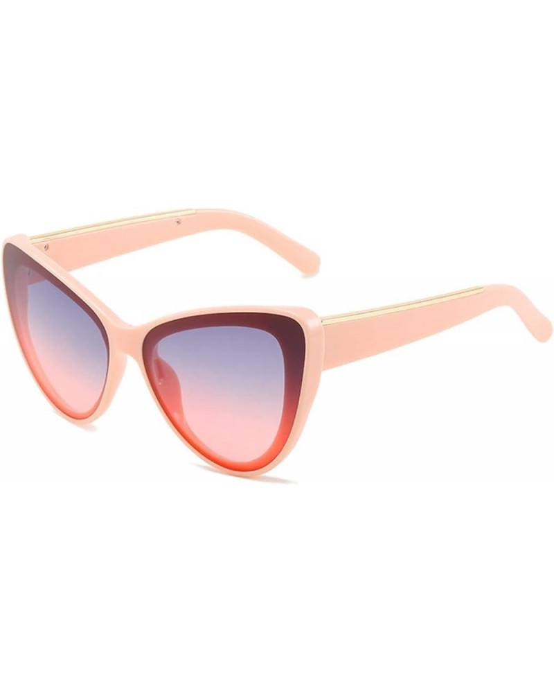 Cat Eye Fashion Hip-hop Men and Women Wear and Decorative Sunglasses (Color : 4, Size : 1) 1 6 $14.15 Designer