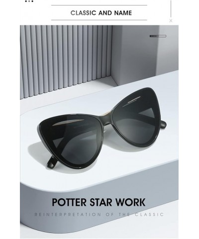 Cat Eye Fashion Hip-hop Men and Women Wear and Decorative Sunglasses (Color : 4, Size : 1) 1 6 $14.15 Designer