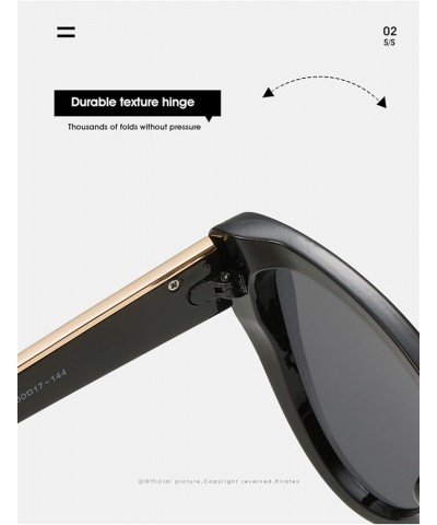 Cat Eye Fashion Hip-hop Men and Women Wear and Decorative Sunglasses (Color : 4, Size : 1) 1 6 $14.15 Designer