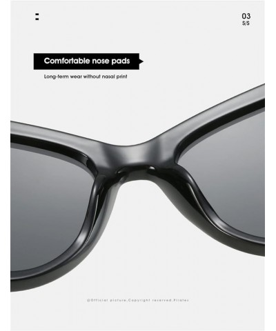 Cat Eye Fashion Hip-hop Men and Women Wear and Decorative Sunglasses (Color : 4, Size : 1) 1 6 $14.15 Designer