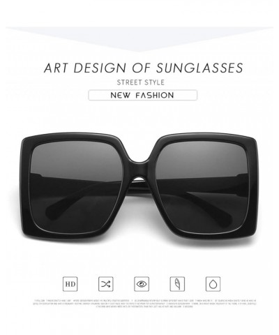 Fashion Large Frame Square Retro Men And Women Outdoor vacation Decorative Sunglasses C $12.31 Designer