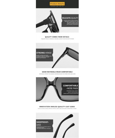 Fashion Large Frame Square Retro Men And Women Outdoor vacation Decorative Sunglasses C $12.31 Designer