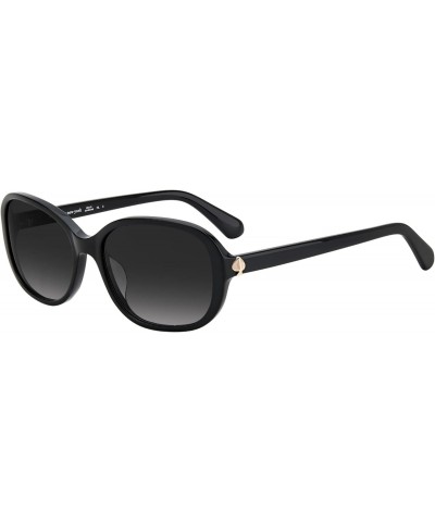 Izabella/G/S Womens Sunglasses Black Gold/Grey Shaded One Size $31.21 Oval