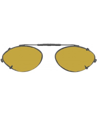 Visionaries Polarized Clip on Sunglasses - Cateye - Gun Frame - 51 x 31 Eye $32.48 Cat Eye