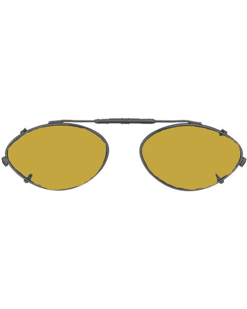 Visionaries Polarized Clip on Sunglasses - Cateye - Gun Frame - 51 x 31 Eye $32.48 Cat Eye