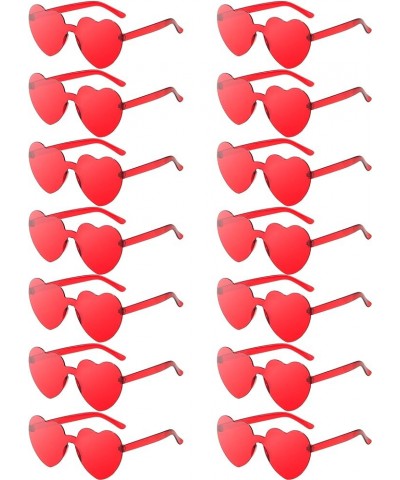 14 Pcs Heart Shaped Sunglasses for Women Heart Glasses Pack for Bachelorette Party Favor Valentines Gifts. Red $9.87 Heart