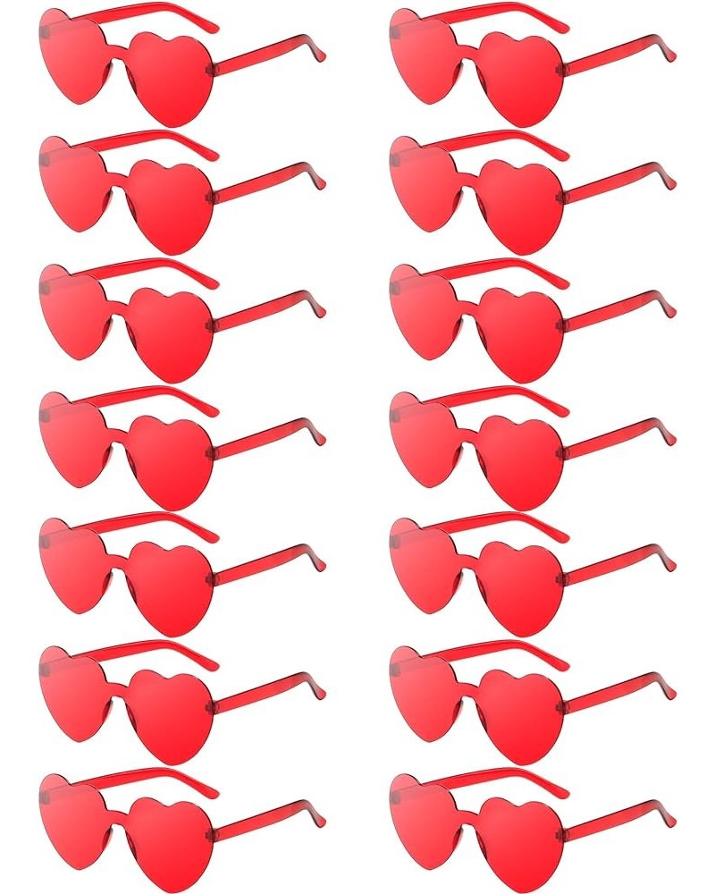 14 Pcs Heart Shaped Sunglasses for Women Heart Glasses Pack for Bachelorette Party Favor Valentines Gifts. Red $9.87 Heart