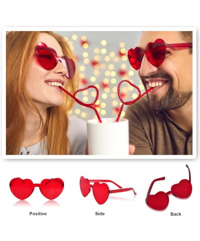 14 Pcs Heart Shaped Sunglasses for Women Heart Glasses Pack for Bachelorette Party Favor Valentines Gifts. Red $9.87 Heart