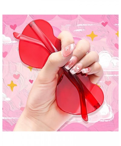 14 Pcs Heart Shaped Sunglasses for Women Heart Glasses Pack for Bachelorette Party Favor Valentines Gifts. Red $9.87 Heart