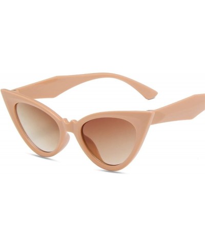 Cat Eye Retro Outdoor Vacation Outdoor vacation Sunglasses For Men And Women E $16.76 Designer