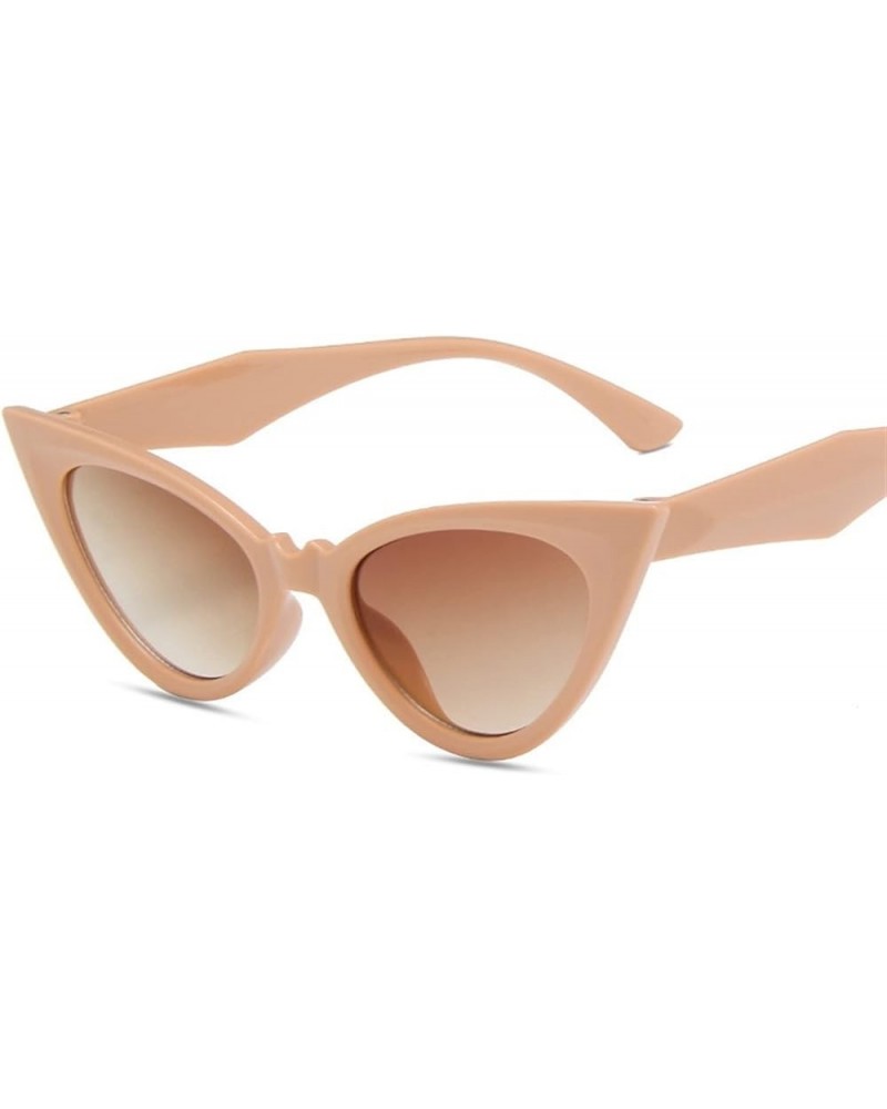 Cat Eye Retro Outdoor Vacation Outdoor vacation Sunglasses For Men And Women E $16.76 Designer