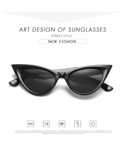 Cat Eye Retro Outdoor Vacation Outdoor vacation Sunglasses For Men And Women E $16.76 Designer