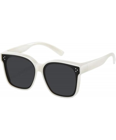 Maysprings Sunglasses Over Glasses, Maysprings Fit Over Sunglasses Maysprings Snap Shades Sunglasses White $8.15 Designer