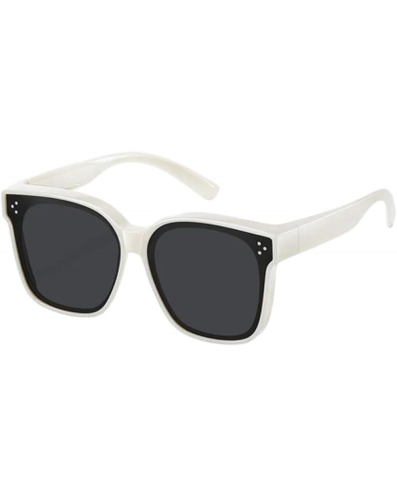 Maysprings Sunglasses Over Glasses, Maysprings Fit Over Sunglasses Maysprings Snap Shades Sunglasses White $8.15 Designer