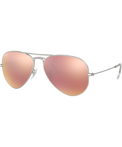 Ray Ban Women's RB3025 019/Z2 Silver/copper flash, Aviator 58mm Sunglasses $74.36 Pilot