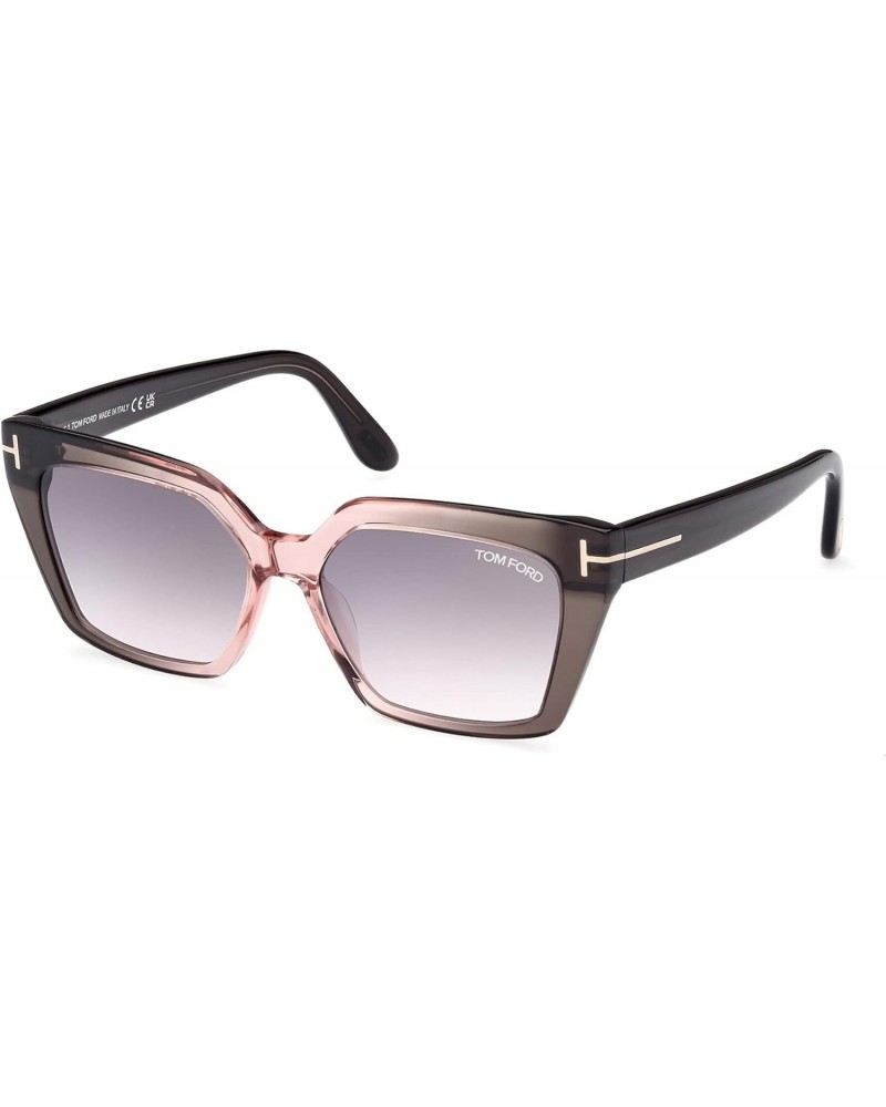 WINONA FT 1030 Beige Shaded/Grey Shaded 53/15/140 women Sunglasses $72.83 Wayfarer