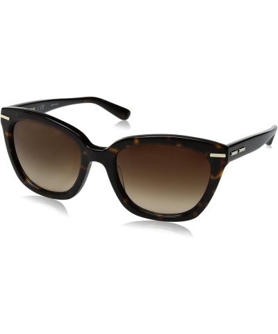 Women's Acetate Woman Sunglass Square, Dark Tortoise, 53 mm $43.22 Square