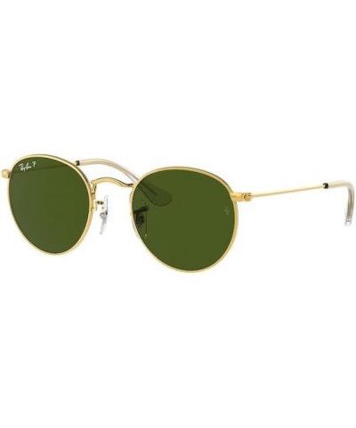 Junior Kids' Round RJ9547S Round Sunglasses for Men for Women + BUNDLE With Designer iWear Eyewear Kt Legend Gold / Green Pol...