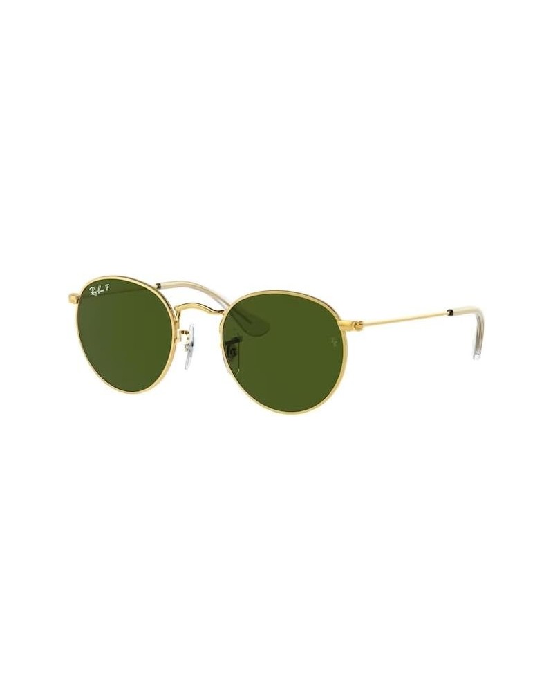 Junior Kids' Round RJ9547S Round Sunglasses for Men for Women + BUNDLE With Designer iWear Eyewear Kt Legend Gold / Green Pol...