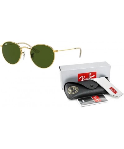 Junior Kids' Round RJ9547S Round Sunglasses for Men for Women + BUNDLE With Designer iWear Eyewear Kt Legend Gold / Green Pol...