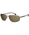 Men's 8036/S Rectangular Sunglasses Brown/Polarized Bronze $46.16 Rectangular