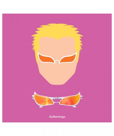 Doflamingo Glasses Doflamingo Sunglasses Anime Don Flamingo Costumes for Men Women Joker Cosplay Accessories A01 White Metal ...