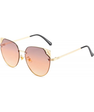 Women's Street Shades Shading Sunglasses Outdoor Vacation Beach Glasses (Color : D, Size : Medium) Medium E $20.87 Designer