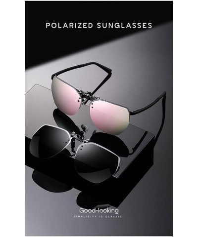 Polarizing Clip Can Be Flipped Up Outdoor Driving Sports Commuting Sunglasses For Men And Women E $15.82 Sport