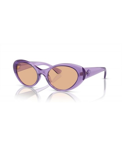 Woman Sunglasses Black Frame, Dark Grey Lenses, 53MM Purple Transparent $45.87 Cat Eye