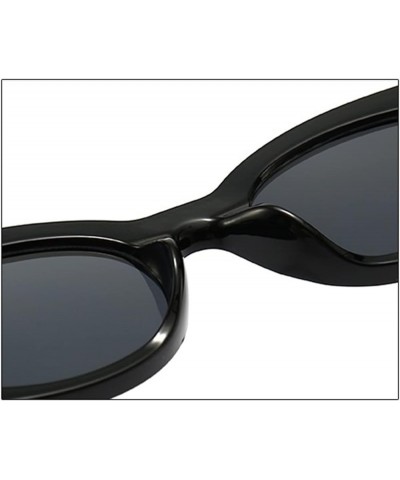 Retro Oval Small Frame Woman UV400h Outdoor Vacation Beach Driving Sunglasses E $15.19 Oval