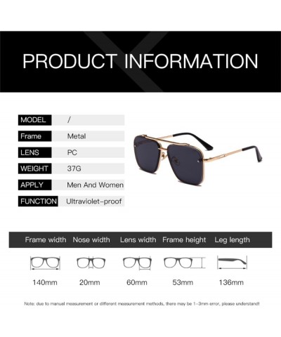 Sunglasses Summer Style Gradient lens Men Driving Sun glasses Glasses Gold Grey $29.51 Rectangular