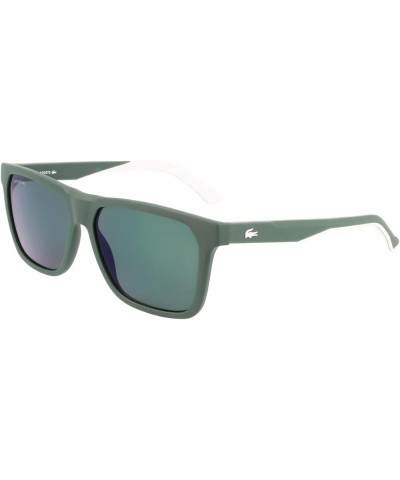 Men's L972s Sunglasses Matte Green $91.56 Designer