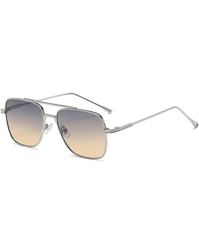 Fashion Metal Men and Women Sunglasses Women Outdoor Vacation Sunshade Driving (Color : E, Size : Medium) Medium D $16.63 Des...