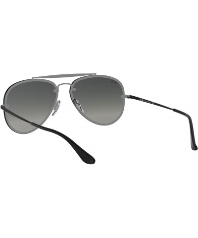 Rb3584n Blaze Aviator Sunglasses Demi Gloss Black/Grey Gradient Dark Grey $71.98 Aviator