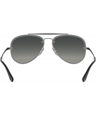 Rb3584n Blaze Aviator Sunglasses Demi Gloss Black/Grey Gradient Dark Grey $71.98 Aviator