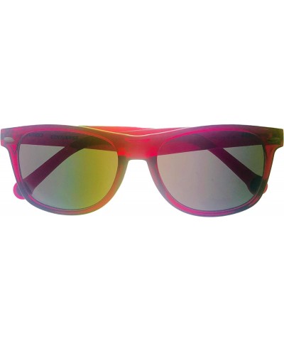 Mens Fuchsia Rectangle Plastic Square Sunglass H010 $20.73 Rectangular