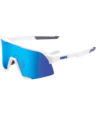 S3 Sport Performance Cycling Sunglasses - Vented Baseball, Road Bike, & Triathlon Racing with Interchangeable Lens Matte Whit...