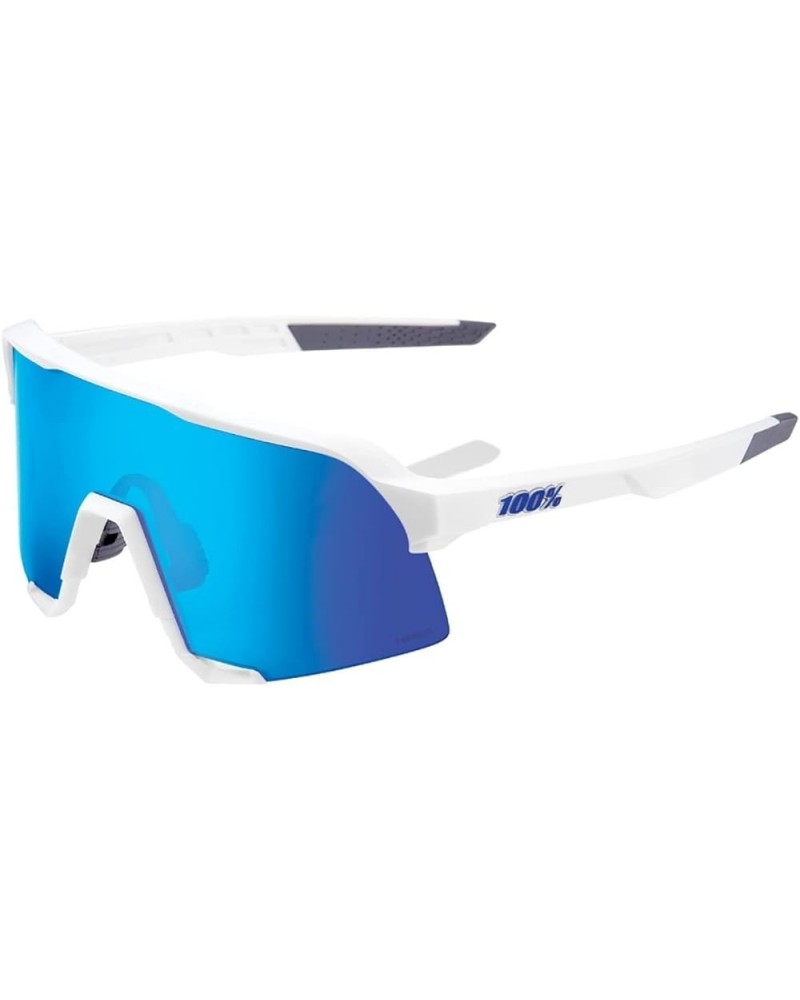 S3 Sport Performance Cycling Sunglasses - Vented Baseball, Road Bike, & Triathlon Racing with Interchangeable Lens Matte Whit...