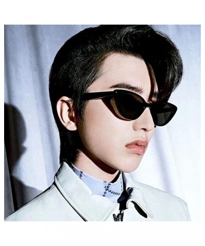 Cat Eye Men and Women Fashion Sunglasses Outdoor Holiday Decoration Sunglasses (Color : D, Size : 1) 1 E $12.42 Designer