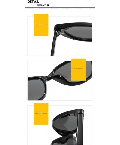 Cat Eye Men and Women Fashion Sunglasses Outdoor Holiday Decoration Sunglasses (Color : D, Size : 1) 1 E $12.42 Designer