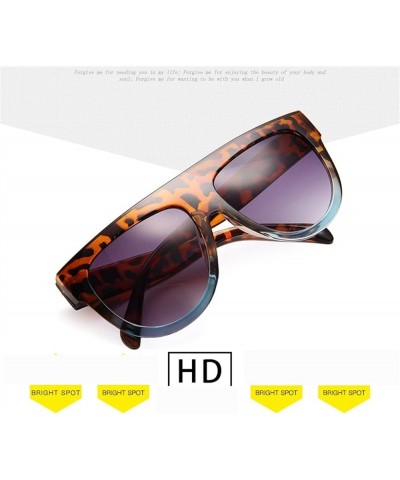 Large Frame Woman Cat Eye Outdoor Vacation Driving Sunglasses Gift (Color : F, Size : 1) 1 F $20.04 Designer