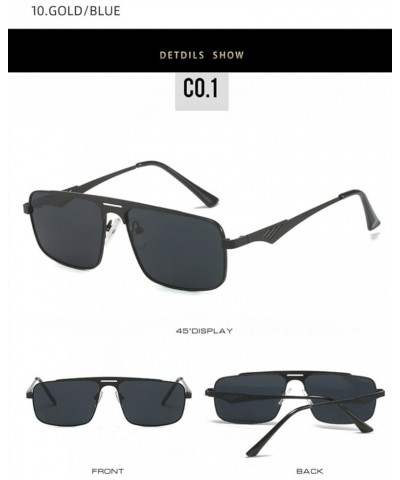 Square Business Casual Men's Outdoor Sports Driving Sunglasses (Color : 3, Size : 1) 1 2 $15.68 Sport