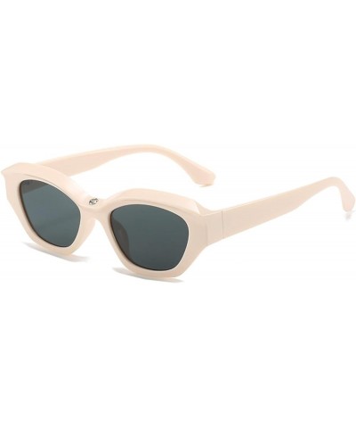 Simple Cat Eye Female Men And Women Sunglasses Outdoor Vacation Trendy UV400 Sunglasses Gift F $16.61 Cat Eye