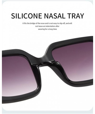 Fashion Men and Women Outdoor Holiday Street Shooting Decorative Sunglasses (Color : C, Size : 1) 1 B $12.14 Designer