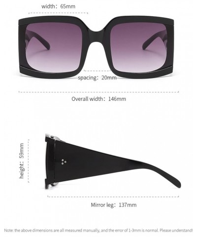 Fashion Men and Women Outdoor Holiday Street Shooting Decorative Sunglasses (Color : C, Size : 1) 1 B $12.14 Designer